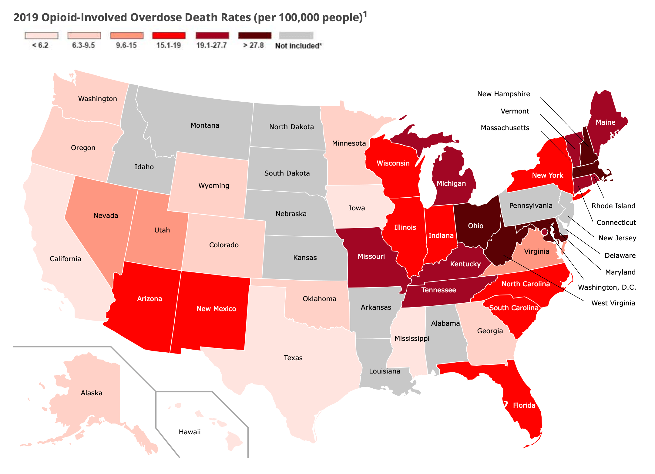 Heroine Addiction Treatment | State Infographic